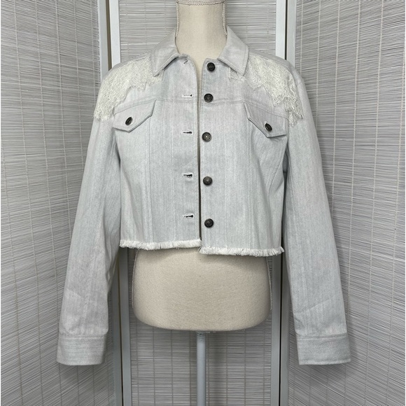 Cinq à Sept Ismay Jacket Ivory Lace Size M NWT - Picture 1 of 8